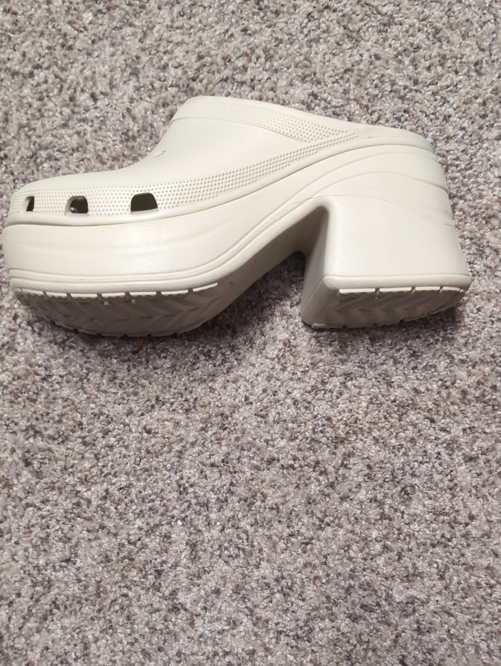 Crocs Slip On White Siren Platforms